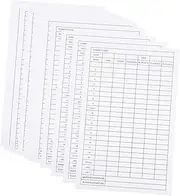 KITANDOVE 12PCS Golf Scorecards for Outdoor Competition Supplies Portable Score for Sports Record Easy to Use Scorekeeping Tool for Golfs and Sports Events