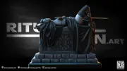 Bekka (The Mourner) By Ritual Design Statue 3D Print Unpainted Unassembled