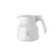 【HARIO】V60 VHSN系列雙層真空不鏽鋼保溫咖啡壺PLUS 02 600ml(2~5杯)-白色VHSN-60-W