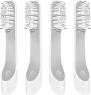 Toothbrush Replacement Heads Compatible with Similar Electric Toothbrush, Soft Bristles Adult Brush Heads, Gray, Pack of 4