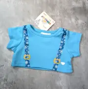 Build a Bear NEW Blue Penguin Top T-Shirt