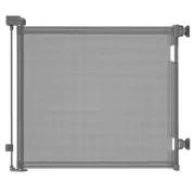 dearlomum Retractable Baby Pet Safety Gate Wide Mesh Indoor Outdoor 33"x55" Gray