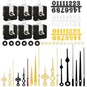 6pcs High Torque Quartz Clock Movement Mechanism Replacement Clock Numerals K...
