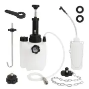 3L Manual Brake Bleeder Kit, Brake Bleeder Fluid Pump with 1L Brake Fluid Ble...