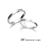 【DY DIAMOND 大亞鑽石】18K金 經典結婚對戒