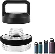 Screw Top Lid Replacement Compatible with Rambler Yeti, Screw Top Chug Cap Compatible with All Yeti Rambler 18/26/36/46/64 OZ,1PC