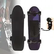 Electric Skateboard with Wireless Remote Control - Maximum Load 150Kg, 4 Adjustable Speeds, 22km/h Top Speed, for Adults and Teens, Beginner-Friendly