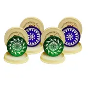Carrom Tournament Striker with Smooth Surface Pack of 4 colour may vary US
