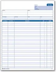 Invoice Sets, 2-Part Carbonless, 50 Sets per Pack (NC2812-50) - White/Canary