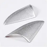 Trim Interior for Discovery 4 2010-2016 Car Interior Trim Accessories A-Pillar Audio Trim Cover Stainless Steel