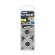 Zenith 1/2" Zinc Plated Flat Washers - 8 Pack