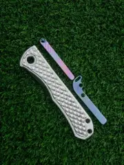 Crk Umnumzaan TC4 Titanium Show Side Scale With NiobiuTi®Pocket Clip & Backspace