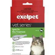 Exelpet Vet Series Spot On Flea Treatment For Cats 2 pack