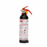 FEV 1.25KG NOVEC 1230 GAS [MATT BLACK] HANDHELD FIRE EXTINGUISHER WITH BRACKET