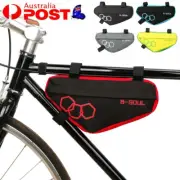 Waterproof Mountain Bike Triangle Bag Bicycle Frame Front Tube Bags Storage AU