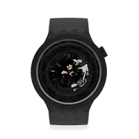 在飛比找蝦皮商城優惠-【SWATCH】生物陶瓷BIG BOLD 手錶C-BLACK