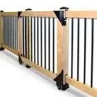 Pylex Sliding Gate Hardware Kit Black Steel Rust-Resistant Tight Spaces Suitable