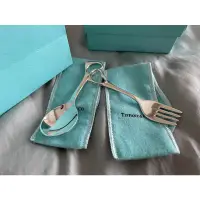 在飛比找蝦皮購物優惠-Tiffany & co 嬰兒禮物湯匙叉子組