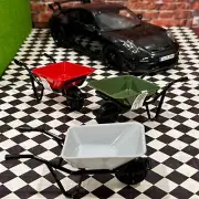 1/18 Scale Diorama – Wheel Barrow Miniature Diorama Set (1/12 1/10)
