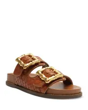 Schutz Women's Enola Slip On Buckled Slide Sandals