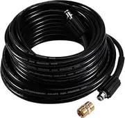 Pressure Washer Hose M22 Internal Thread Cleaning Hose Quick Connector Hose Pressure Cleaning Hose Strap Connector Jet Power Cleaning Extension Tube 20m