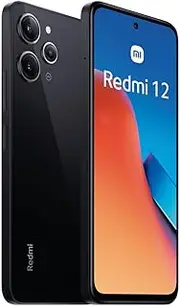 [Xiaomi] Redmi 12 Smartphone Phone, MediaTek G88 Processor, 50MP Main Camera, 90Hz FHD+ Display, 5000mAh Battery (8+128GB Black)