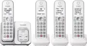 Panasonic Cordless Phone System Digital Answering Machine Call Block 4 Handsets