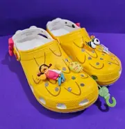 NEW CROCS X MCDONALD'S BIRDIE CLASSIC CLOG MEN'S SIZE 9 WOMEN'S SIZE 11 with Bag