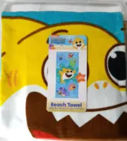 Nickelodeon Baby Shark's Big Show Beach Towel 28" x 58" 100% Cotton Boy Girl
