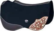 CHALLENGER Horse 32" x 32" Western Contoured Wool Felt Barrel Saddle Pad 39223