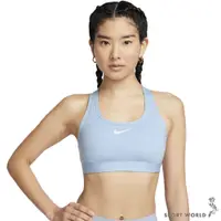 在飛比找蝦皮商城優惠-Nike 運動內衣 女裝 中度支撐 藍【運動世界】DX682