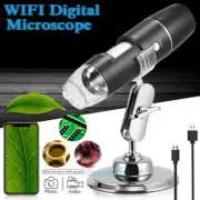 1600X WIFI Digital Microscope Biological Endoscope Magnifier Camera with Stand