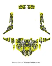 Decals Kits For Can Am Commander 1000 2011-2016 3M UTV Graphics Decal Stickers
