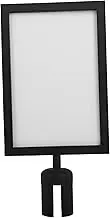 GANAZONO Double Sided Sign Frame Elegant Poster Holder for Portrait Display for Wedding Sign Stand Crowd Control Stanchions Stylish Easy Installation