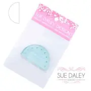 Sue Daley English Paper Piecing Acrylic Circle Half Template 2 inch