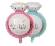 I DO Diamond Ring Type Foil Balloons Party Wedding engagement hen do party
