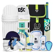 Professional DSC Kashmir Willow Complete Cricket Kit, Adult Size, ICC Grade Bat