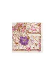 pattern silk scarf One size Multicolor