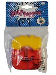 French Fries Snapper Snap Poppers Fidget Toy 3+