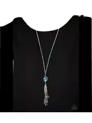 Paparazzi ~ Fringe Flavor BLUE Necklace Set NIP