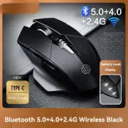 Bluetooth Rechargeable Wireless or 2.4G PM6 Wireless Mouse Office Mute Support