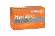 Hydralyte Electrolyte Powder Orange Flavoured 24 pack