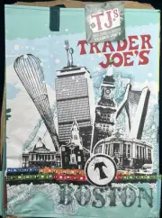 Trader Joe's - Reusable Grocery Bag - Boston