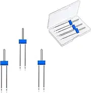 3 Pack Twin Needles for Household Sewing Machine, Stretch Machine Double Needles, Double Pins for Sewing Machine, 3 Size Twin Pins Mixed 2.0/90, 3.0/90, 4.0/90