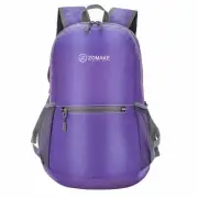ZOMAKE Purple Ultra Lightweight Packable Backpack Water Resistant Hiking Daypack