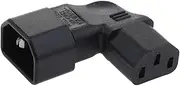 NonMiFyR 320 Angle PDU Plug 3-Prong Power Extension Adapter C14 to C13
