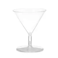 在飛比找蝦皮商城優惠-雞尾酒杯 迷你酒杯 加厚硬塑膠試飲杯品嚐杯 三角杯高腳杯 香