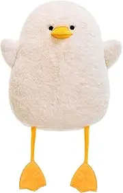 RANDGRITH Cute Seagull Plush Pillow - Funny Fat Seagull Stuffed Animal, Kawaii Cartoon Design for Kids, Boys, and Girls - Perfect Sleeping Pillow Toy (Duck)