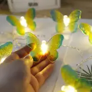 Butterfly LED Fairy String Lights Battery Wedding Christmas Decor Curtain BT