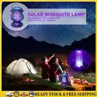 Bug Zapper Solar Powered Portable Outdoor Mosquito Killer Fly Trap Lantern .